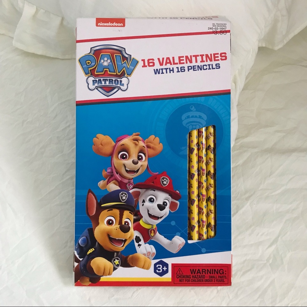Paw Patrol Valentine Cards.